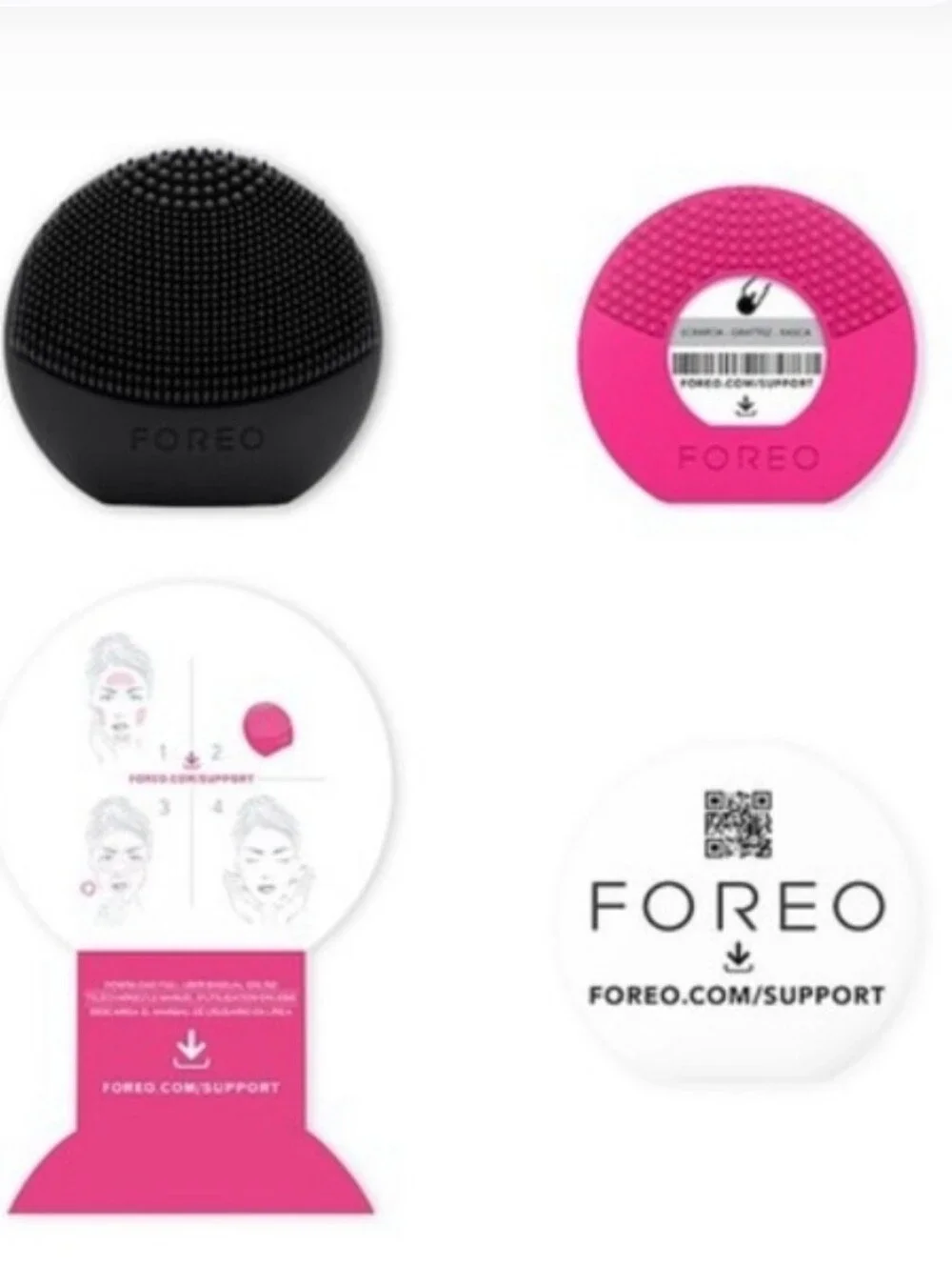 FOREO LUNA Play Compact Facial Cleansing Device- Black